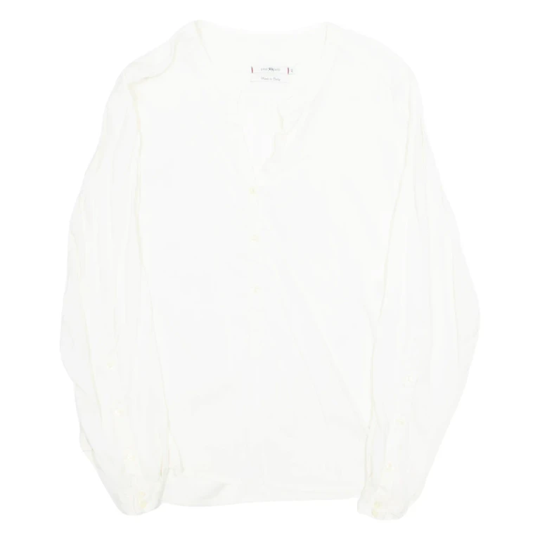 PAUL KEHL Womens Shirt Beige Long Sleeve M
