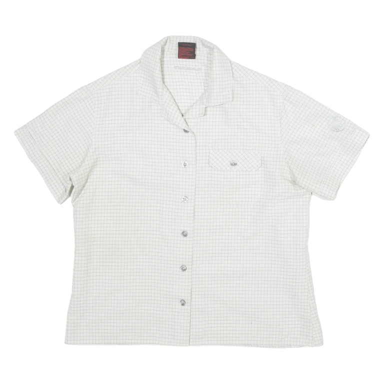 MAMMUT Womens Shirt Grey Gingham M