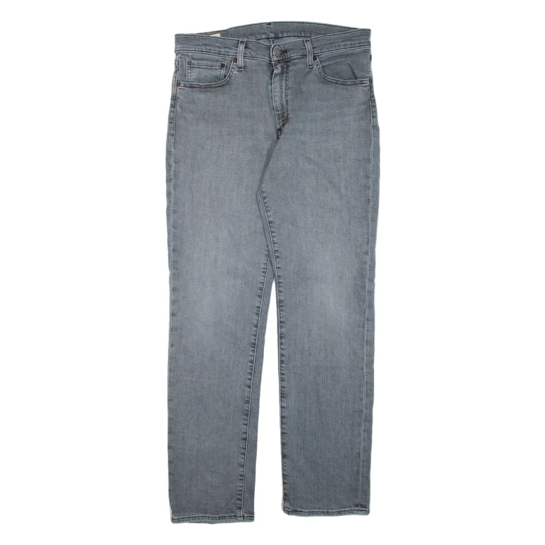 LEVI'S 511 Jeans Mens Grey Slim Straight W33 L32