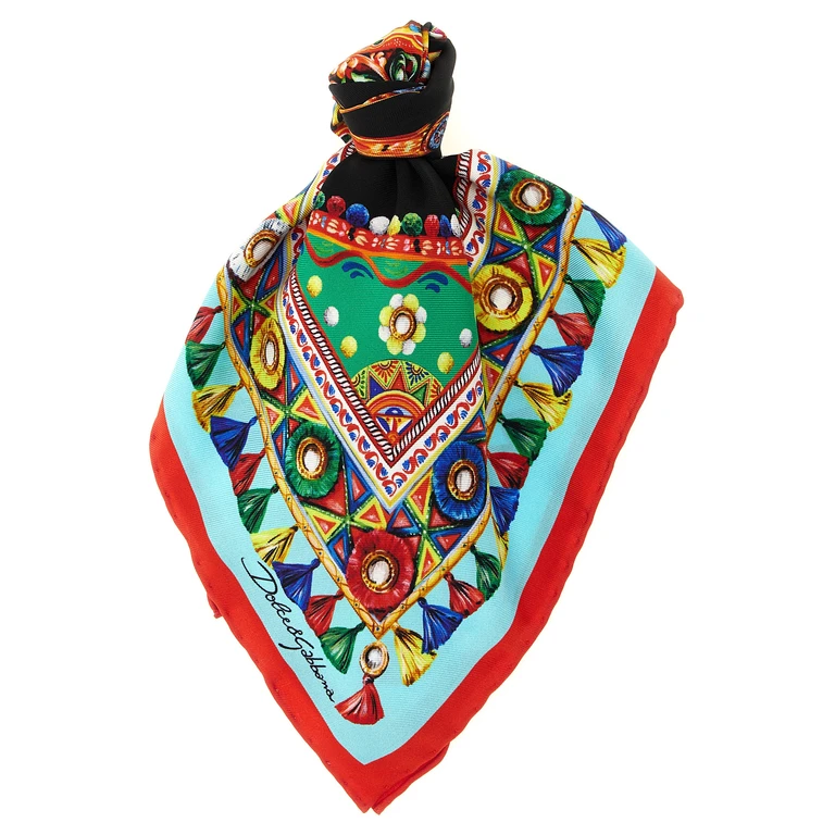 Multicolor Silk Scarf - Women