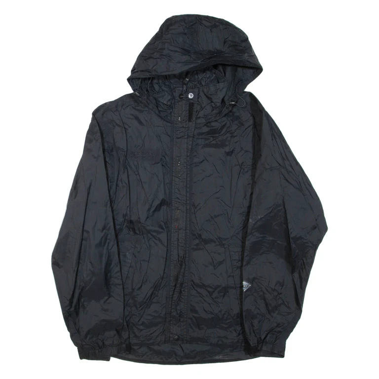 COLUMBIA Mens Jacket Black Hooded S