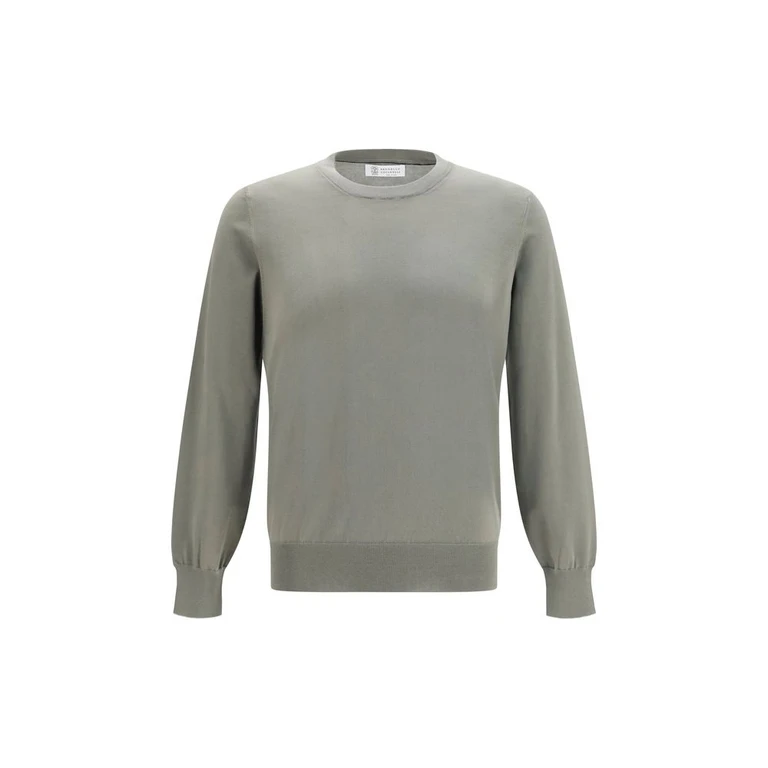 Brunello Cucinelli Bicolor Cotton Sweatshirt Clothing - Men