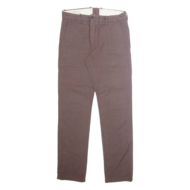 LEVI'S Chino Mens Trousers Maroon Regular Tapered W31 L34