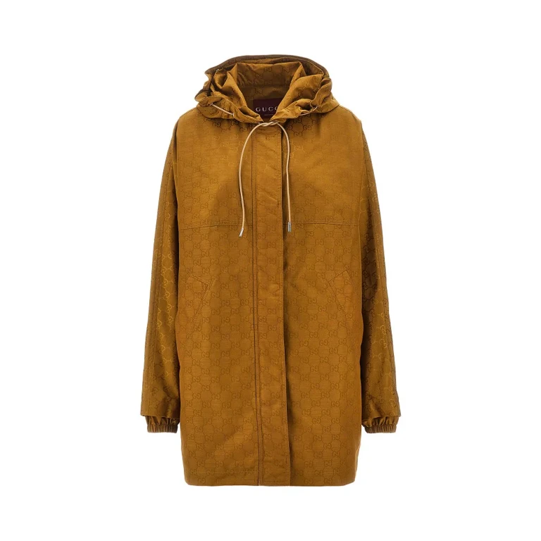 Gucci GG Nylon Oversized Parka Mantel