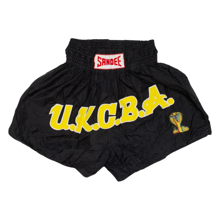Thai Boxing Mens Sports Shorts Black Relaxed XL W27