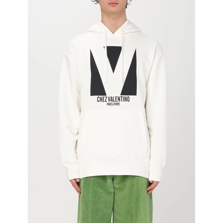 VALENTINO Sweatshirt Men color Ivory (6V3MF28NAQAA03)