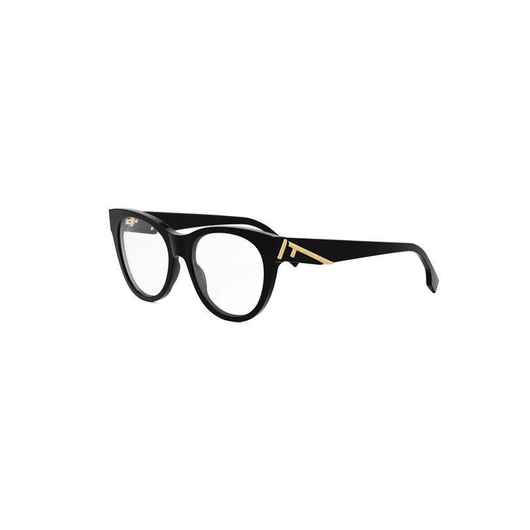 Fendi Demo Round Ladies Eyeglasses FE50101I 001 53