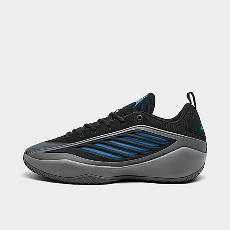 adidas Men's Believe That 1 Basketball Shoes in Carbon Grey/Lucid Ray Blue Size: 8.0