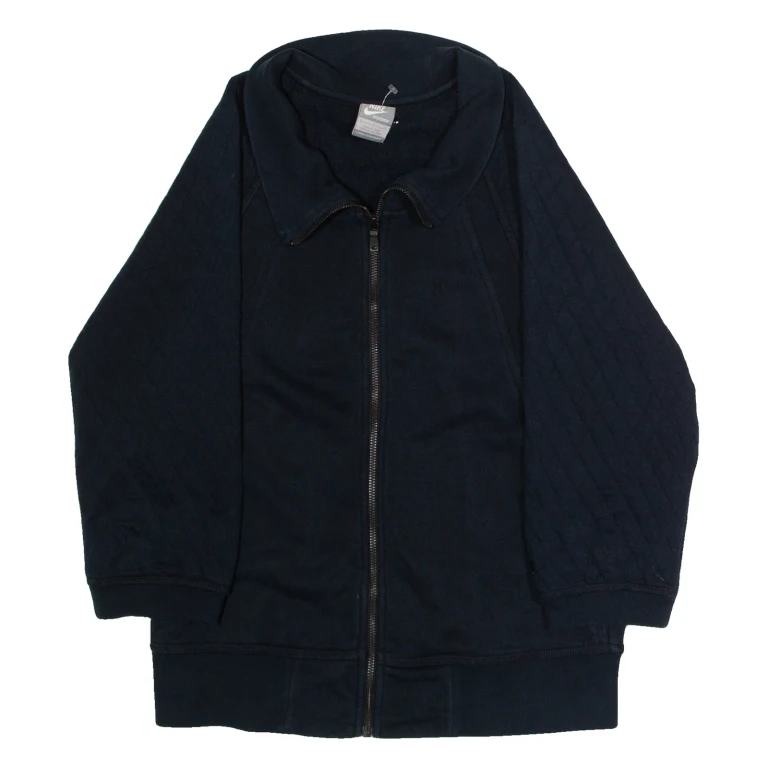 NIKE Womens Track Jacket Blue L