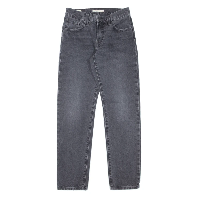 LEVI'S Middy BIG E Womens Jeans Grey Regular Straight W25 L31