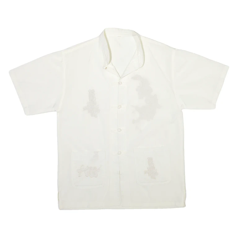 Eastern Style Womens Plain Shirt Cream XL