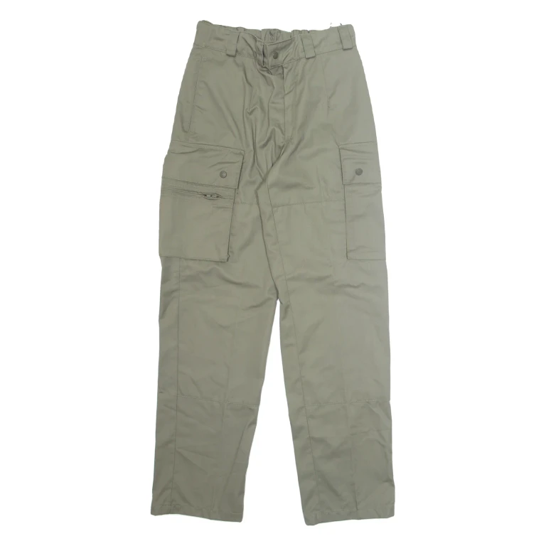Military Cargo Mens Trousers Green Regular Straight W26 L32 (TT3-051124-4825)