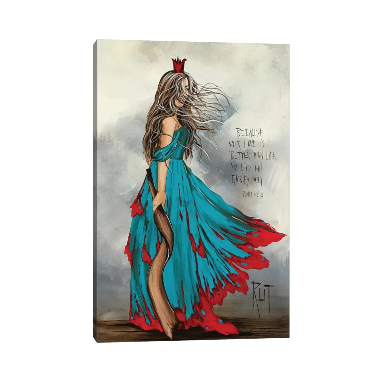 Because Your Love by Ruth's Angels - Canvas Gallery Wrap