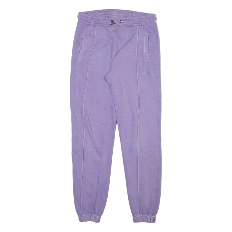 KARL KANI Mens Joggers Purple Tapered S W30 L31