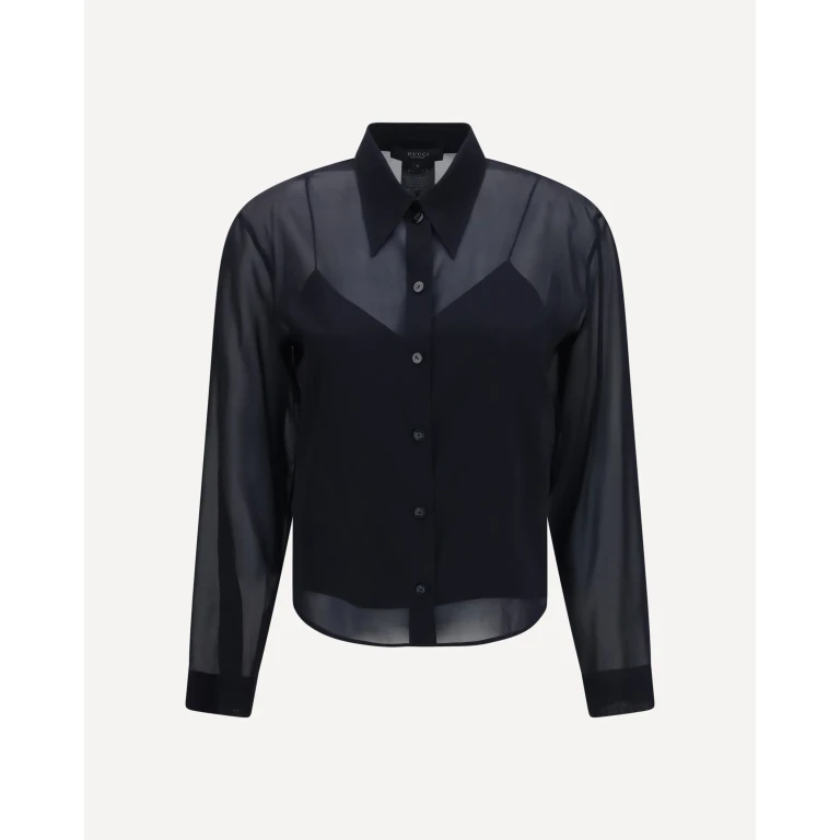 GUCCI Stretch silk chiffon Shirt Female 42