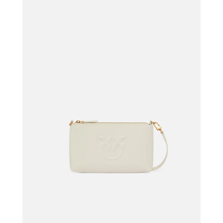 Pinko - Sac plat à bandoulière en cuir