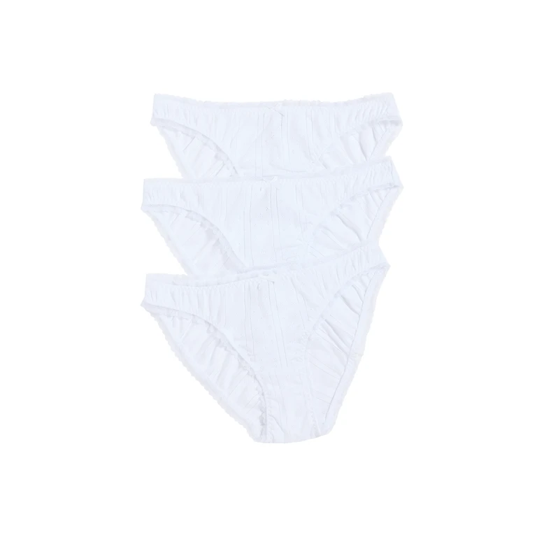 COUCOU The Low Rise 3 Pack White S