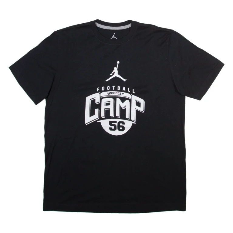 AIR JORDAN Mens T-Shirt Black L