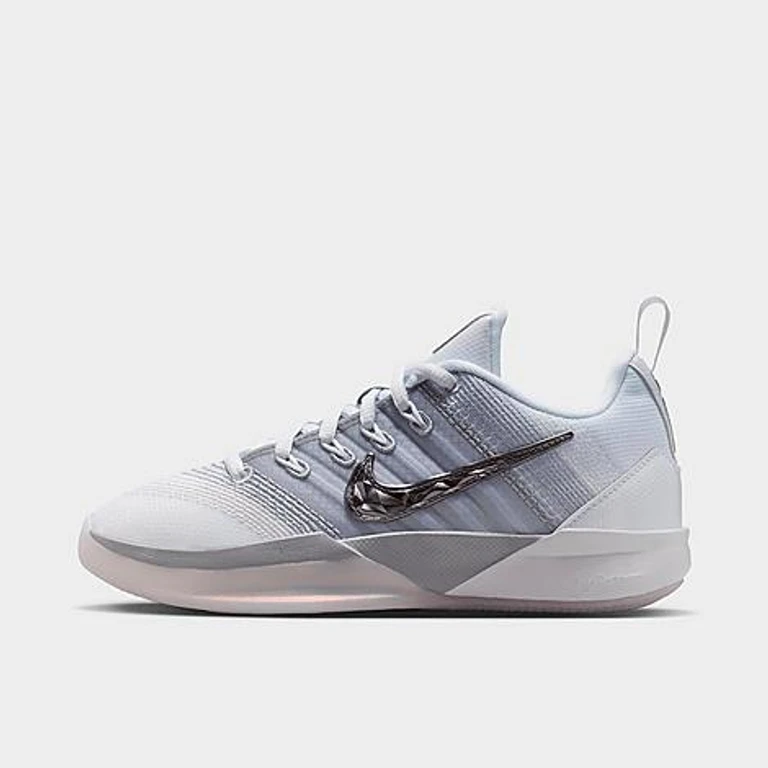 Nike Big Kids Sabrina 3 Basketball Shoes in White/Wolf Grey/Photon Dust Size: 1.0
