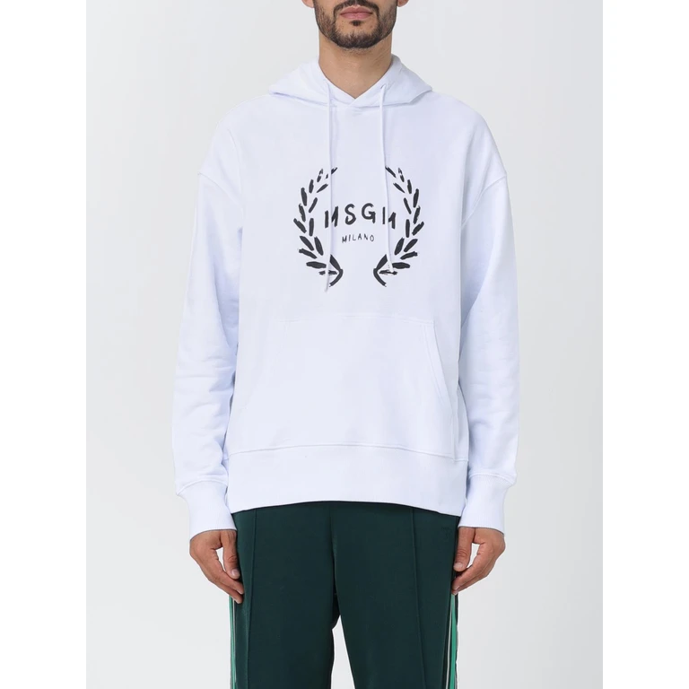 MSGM cotton sweatshirt with logo print (3540MM13023779901)