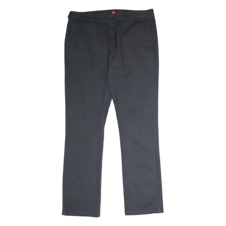 DICKIES Workwear Womens Trousers Grey Regular Straight W34 L31