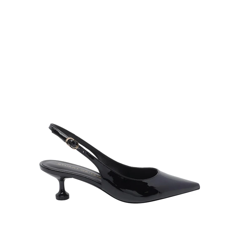 Stuart Weitzman Sandales - Noir (SM912STUARTINISLINGBACK50PATBLK)