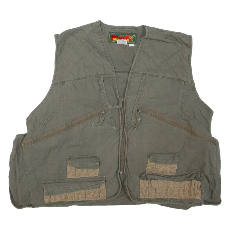 Mens Gilet Green XL