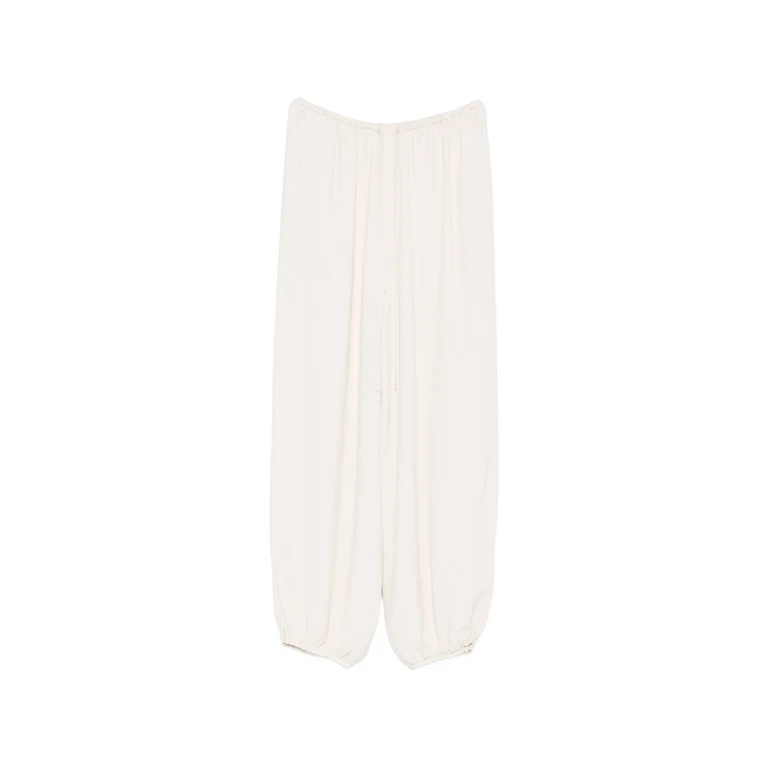 Drawstring-waist Gathered-cuff Trousers