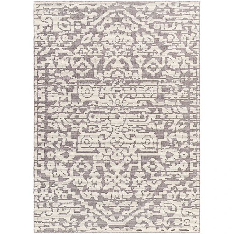 Beren Gray Washable Area Rug - Clearance