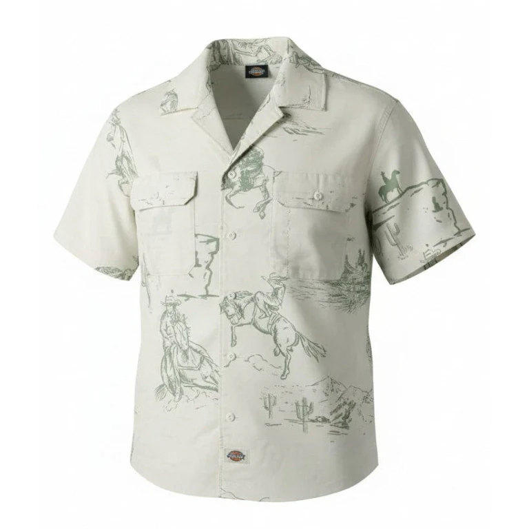 Men's Button Shirt Savage Work Cowboy Western