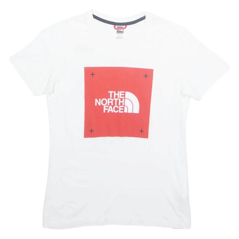 THE NORTH FACE Womens T-Shirt White XS