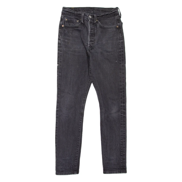 LEVI'S 501S Jeans Womens Black Skinny Straight W26 L30