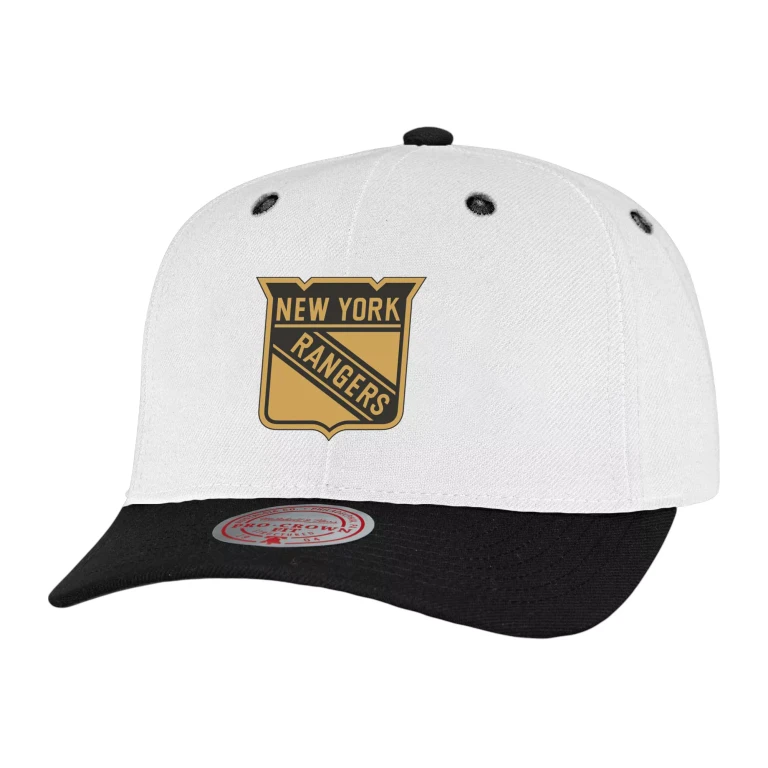 Men's NHL Black Gold Pc Snapback Rangers Snapback Caps