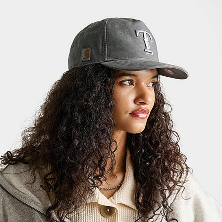 '47 x Carhartt Texas Rangers MLB HITCH Snapback Hat in Shadow