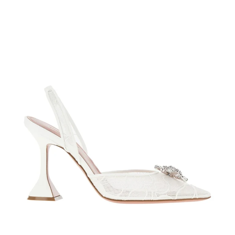 AMINA MUADDI 'Rosie Sling' lace slingback pumps Woman 36