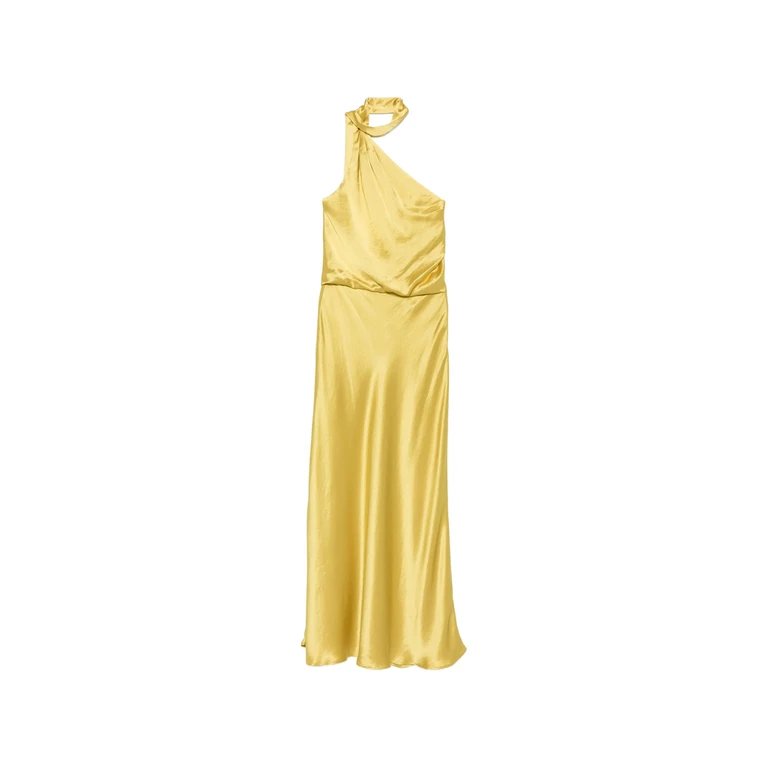 Estelle One-shoulder Draped Maxi Dress