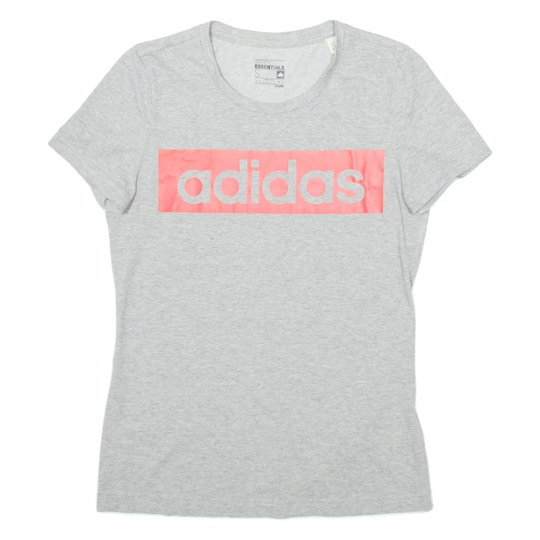 ADIDAS Womens T-Shirt Grey S (NN1-181124-15589)