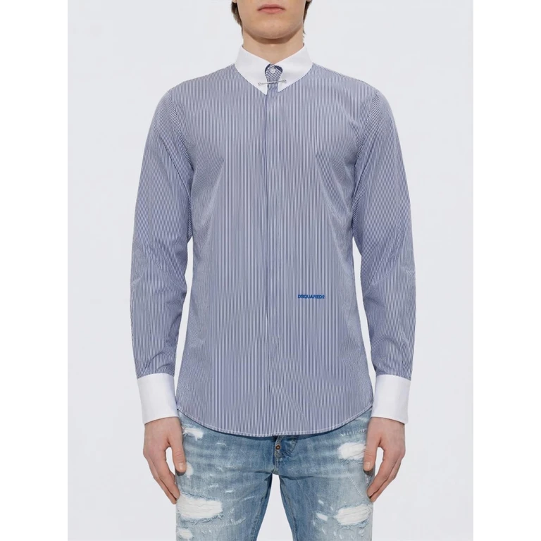 DSQUARED2 Shirt Men color Blue (S74DM0998D35441001F)