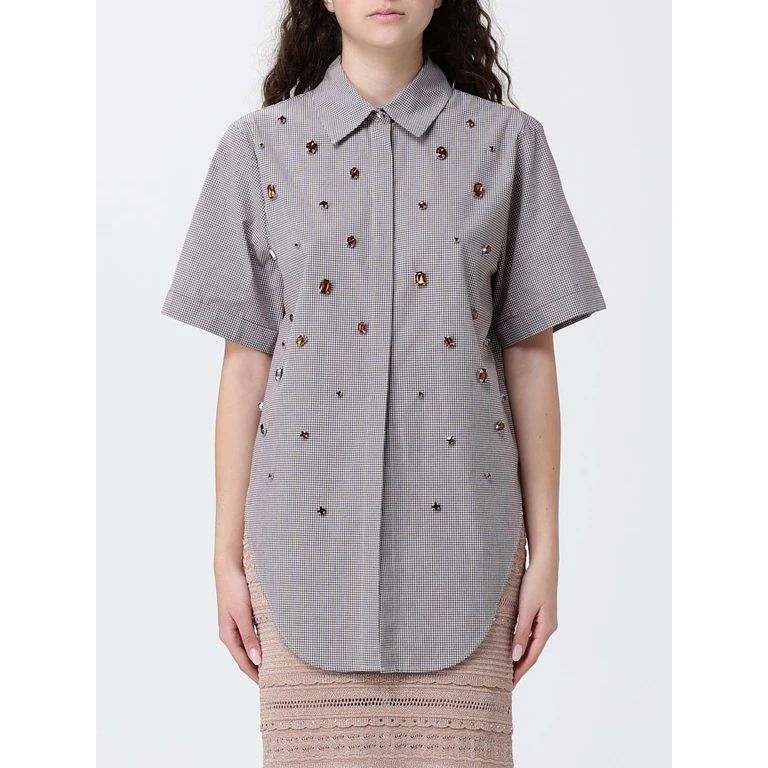 LIU JO Shirt Woman color Brown (CA6248T527AP9588)