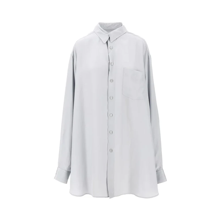 Maison Margiela Oversized-Hemd aus Viskose für Damen, Größe 40