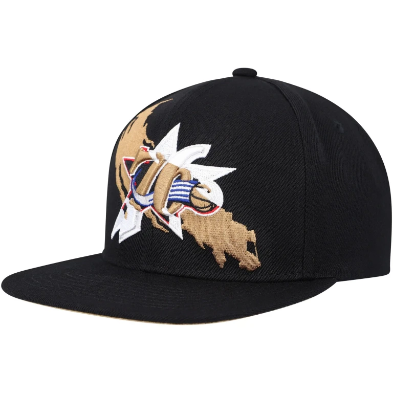 Men's NBA Paint By Number Snapback Hwc 76Ers Snapback Caps