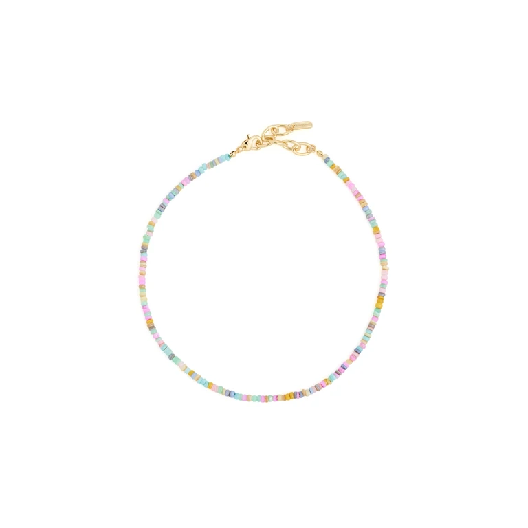 Logan Tay Pastel Mini Beaded Necklace Multi-Color One Size