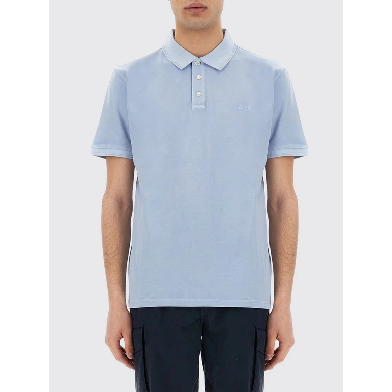 Polo Shirt Men color Sky Blue (CFWOPO0065MRUT148330133)