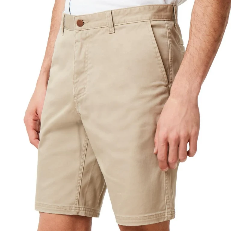 Men's Stone Wash Chino Short Shorts