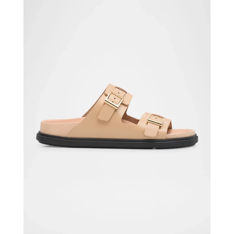 Unisex St Barhts Natural Leather Esquisit New Beige