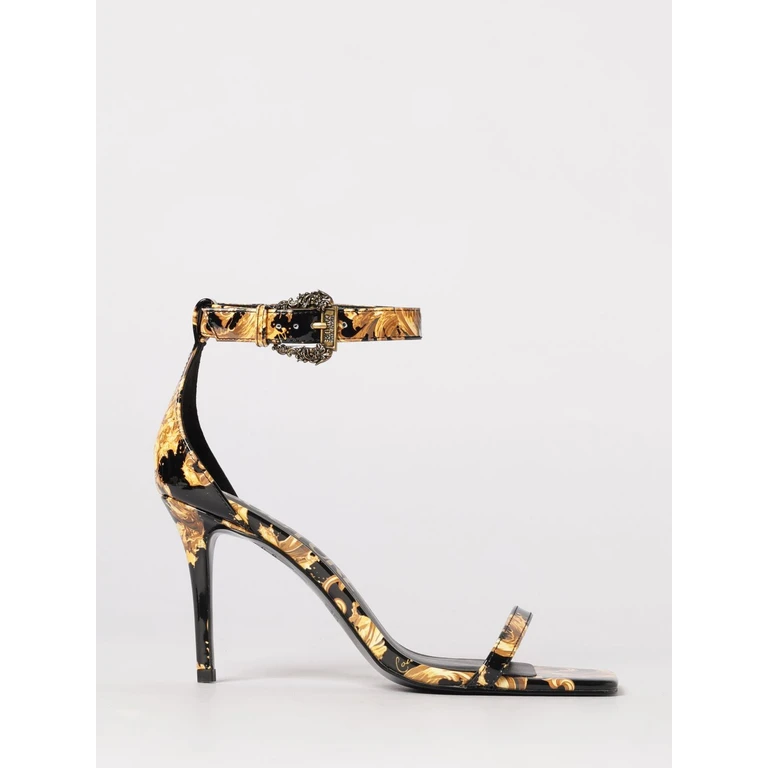 Heeled Sandal Woman color Black (80VA3S76ZS366G89)