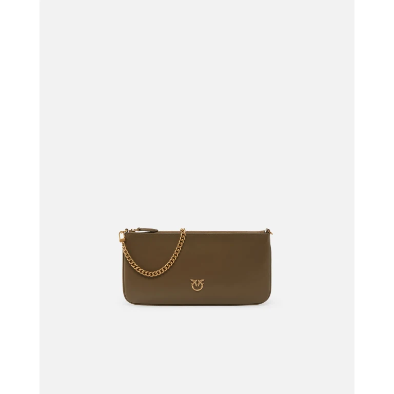 Pinko - Horizontal Flat Bag en cuir