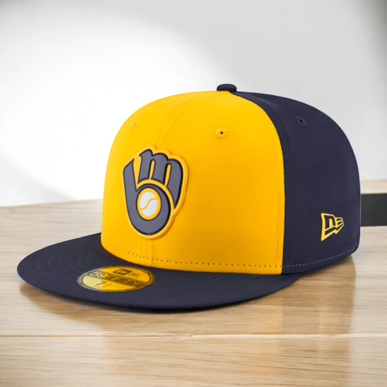 Men's MLB 59Fifty Authentic Bp Fitted Brewers