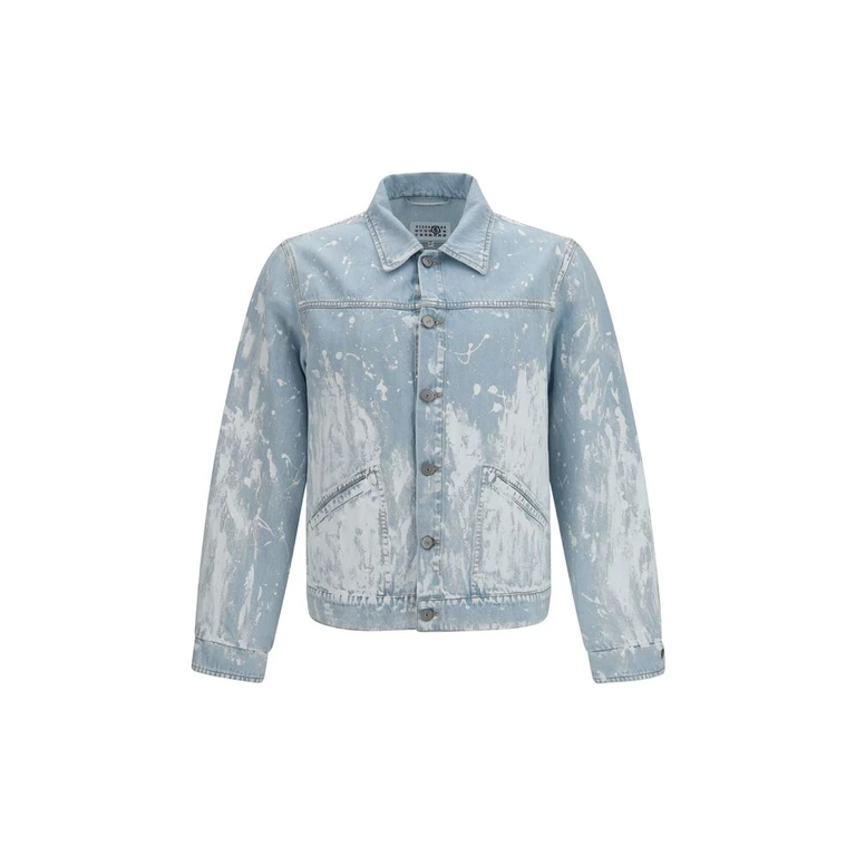 MM6 Maison Margiela Blue Cotton Denim Jacket Clothing - Men