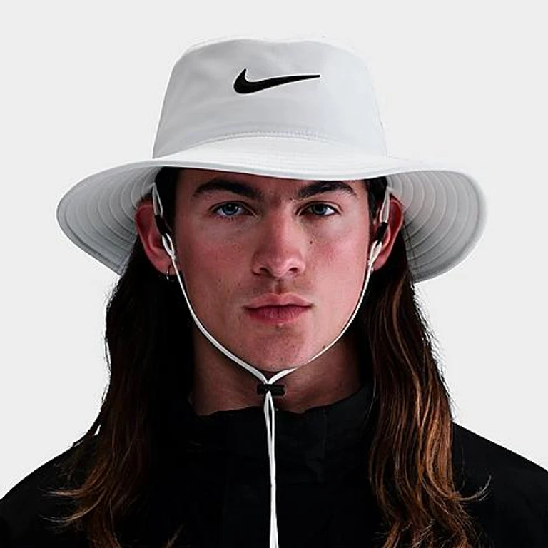 Nike Apex Dri-FIT Bucket Hat in White/Black Size: Small